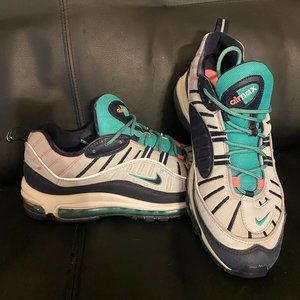 Nike Air Max 98 South Beach Tidal Wave Shoes 640744-005 Mens size 11 CLEAN